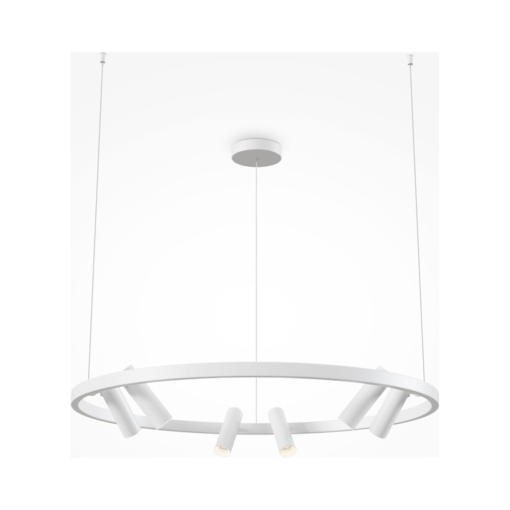 Изображение товара Подвесной светильник MAYTONI Satellite, алюминий, белый, 6 ламп, 40Вт