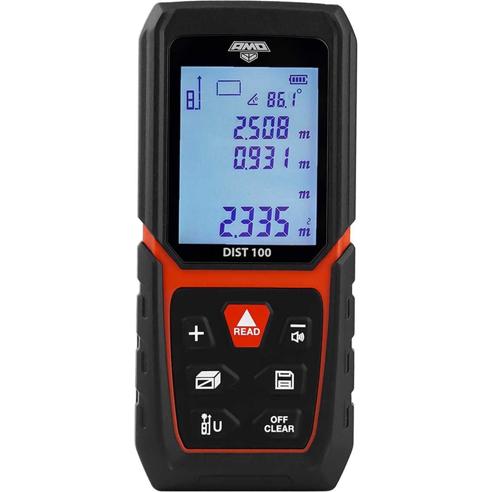 Изображение товара Лазерный дальномер AMO DIST 100 для точных измерений в строительстве и охоте