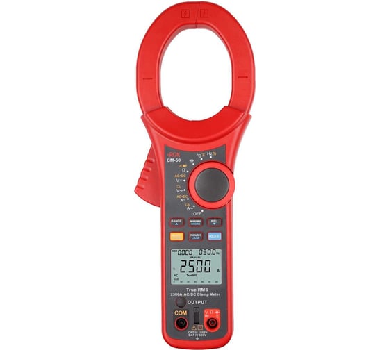 Изображение товара Токоизмерительные клещи RGK CM-50 с поверкой 721357
