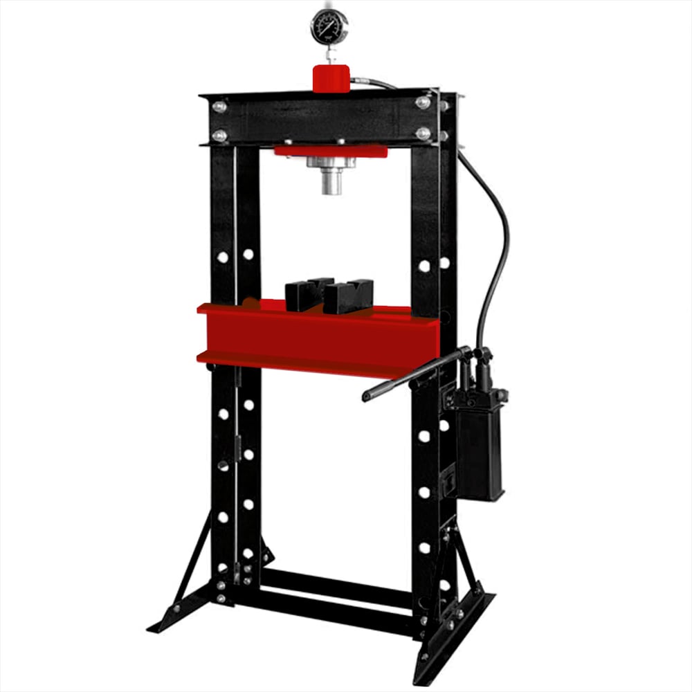 Изображение товара Пресс гидравлический напольный Forcekraft с манометром 20т, раб. высота: 0-955мм, раб. ширина: 550мм FK-20001new(56866)