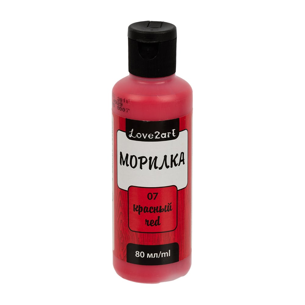 Морилка Love2art LAS-80 80 мл, 07 красный 505046