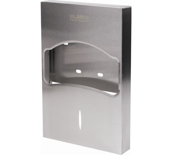Изображение товара Диспенсер для покрытий на унитаз LAIMA PROFESSIONAL INOX 1/4 сложения, нерж. сталь, матовый 605704