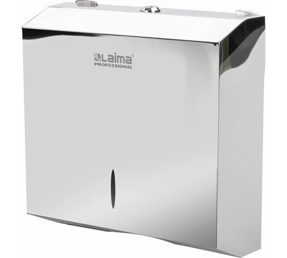 Изображение товара Диспенсер для полотенец LAIMA PROFESSIONAL INOX H2 Interfold нерж. сталь, зеркальный 605695