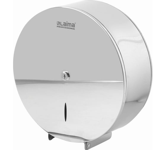 Изображение товара Диспенсер для туалетной бумаги LAIMA PROFESSIONAL INOX T1 большой, нерж.сталь, зеркальный 605701