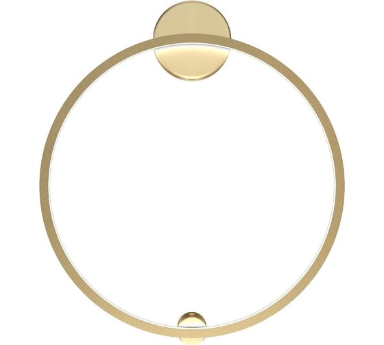 Изображение товара Настенный светильник (бра) MAYTONI Halo Алюминий Латунь MOD005WL-L35BSK