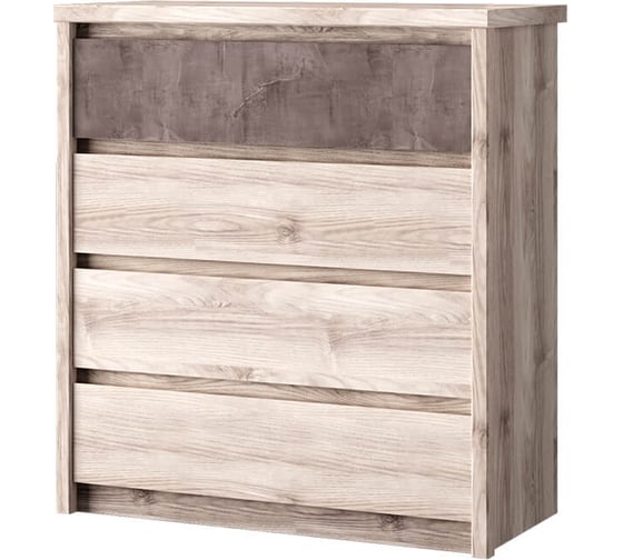 Изображение товара Комод Anrex 4S, JAZZ, цвет каштан найроби/оникс 656880