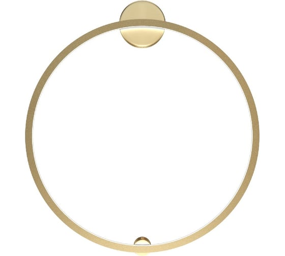Изображение товара Настенный светильник (бра) MAYTONI Halo Алюминий Латунь MOD005WL-L46BSK2