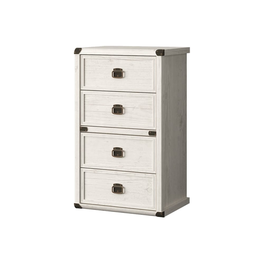 Изображение товара Комод Anrex 4S/50 MAGELLAN сосна винтаж стиль лофт 4 ящика