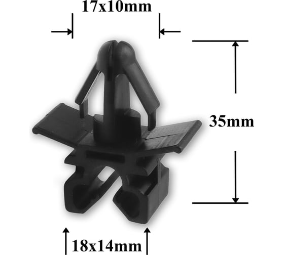 Изображение товара Автокрепеж для Lexus Toyota 10 шт A000547315 КрепАвто 1010