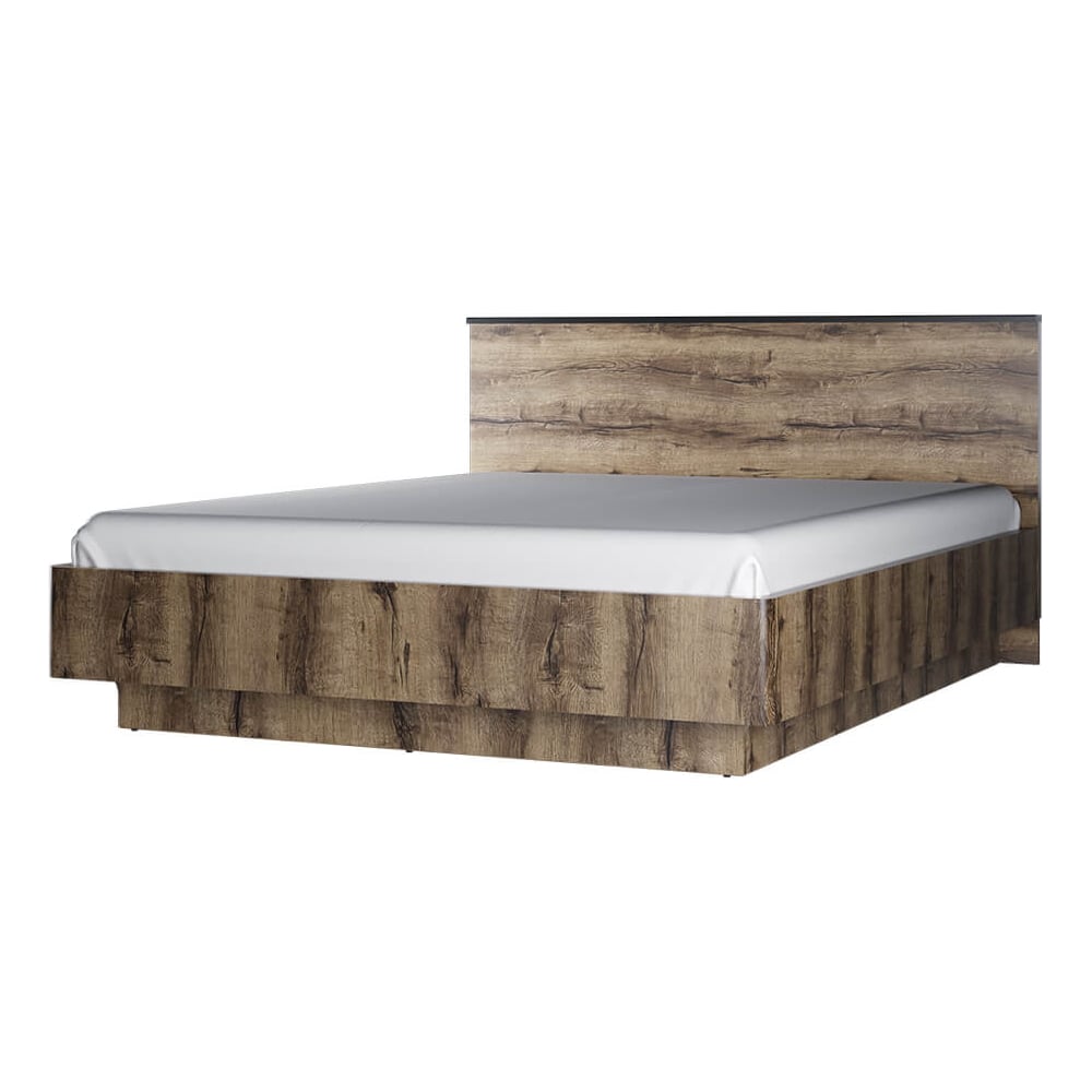 Изображение товара Кровать Anrex 160 с подъемником, JAGGER, цвет дуб монастырский /черный 661623