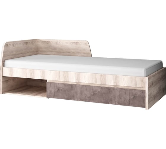 Изображение товара Кровать Anrex 90, JAZZ, цвет каштан найроби/оникс 667802