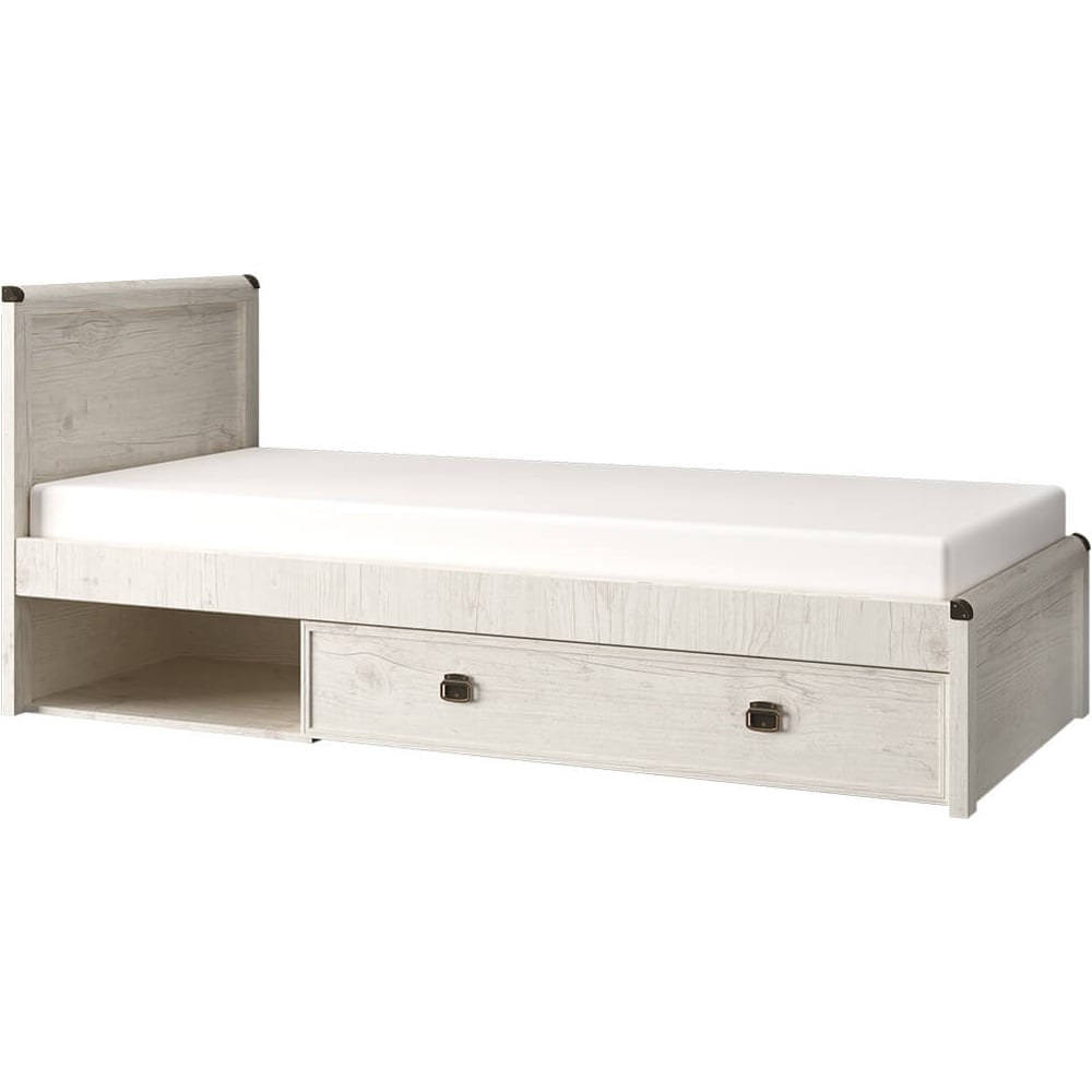 Изображение товара Кровать Anrex 90 MAGELLAN сосна винтаж современная с ящиками