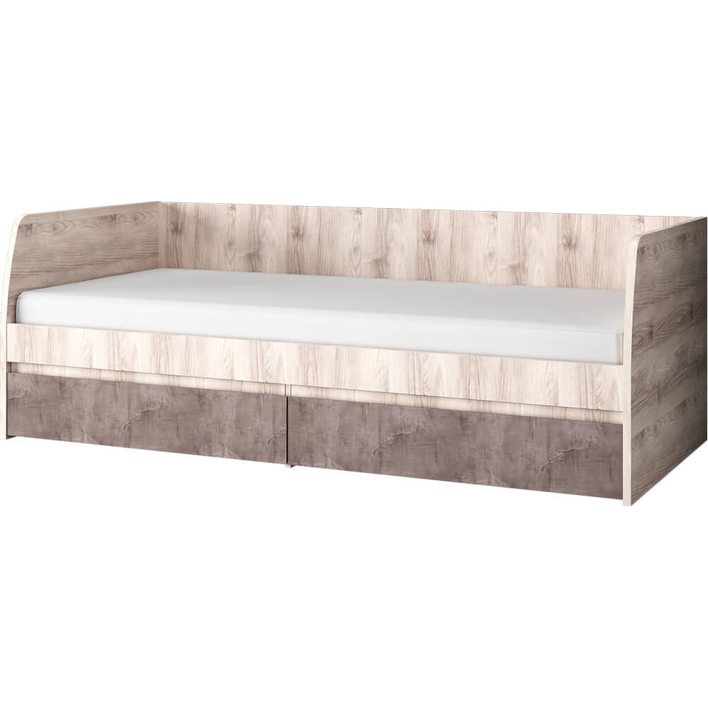 Изображение товара Кровать Anrex JAZZ 90х200 см современный стиль каштан найроби/оникс