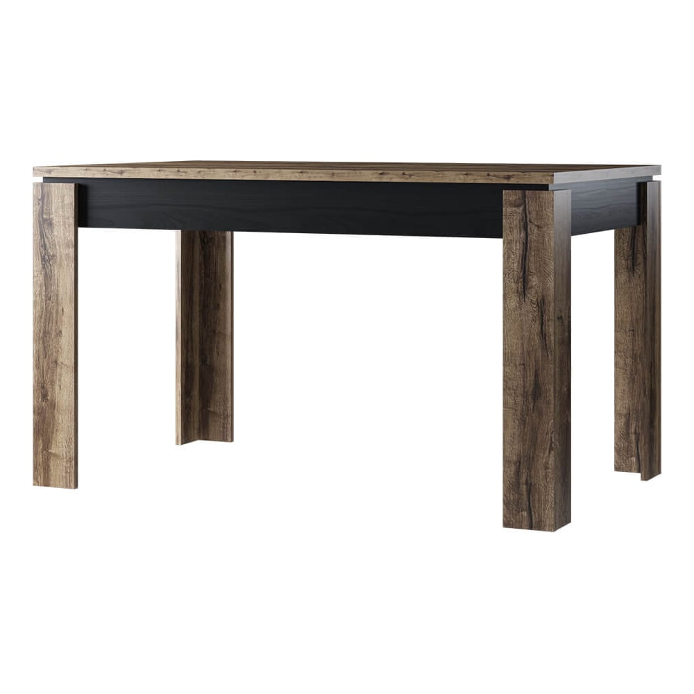 Изображение товара Раздвижной стол Anrex JAGGER дуб монастырский/черный