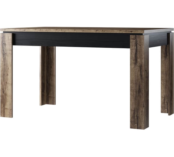 Изображение товара Стол раздвижной Anrex, Джаггер, цвет Дуб монастырский / Черный 664158