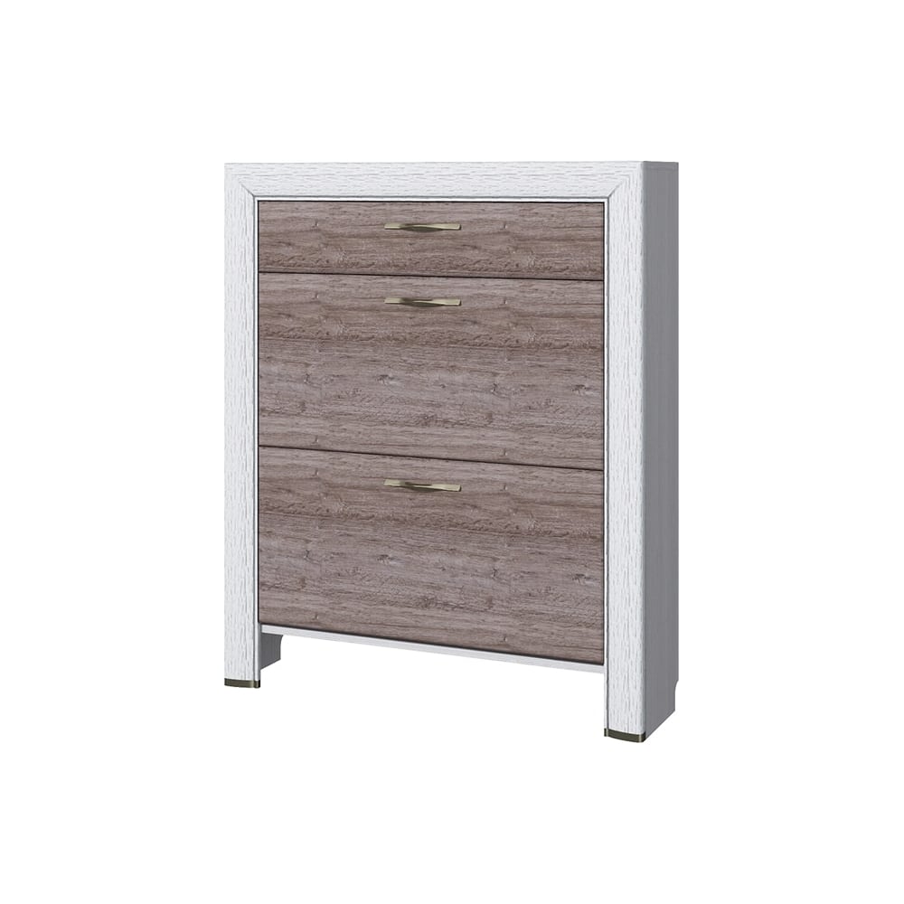 Изображение товара Тумба для обуви Anrex OLIVIA 2D1S вудлайн крем и дуб анкона современная прихожая