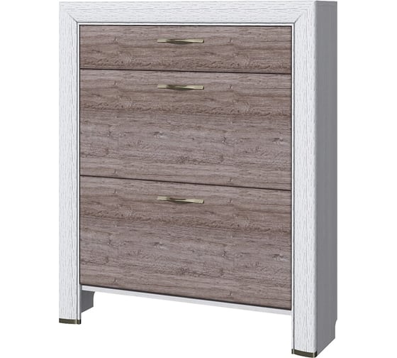 Изображение товара Тумба для обуви Anrex 2D1S, OLIVIA, цвет вудлайн крем/дуб анкона 660466