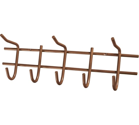 Изображение товара Вешалка Левша НВ-5 5 крючков, медный антик У8-4780