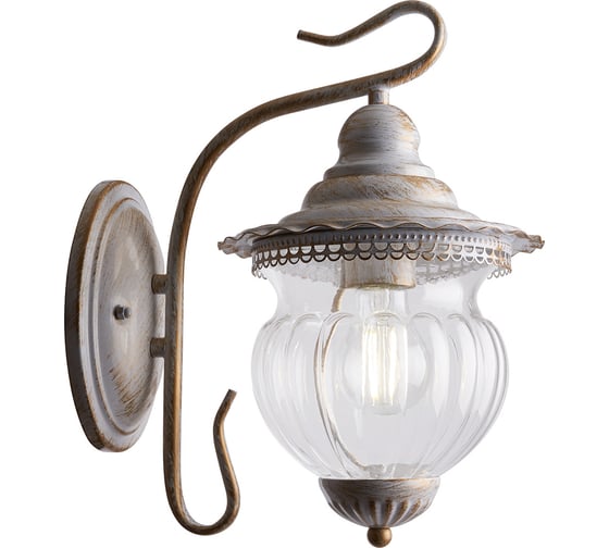 Изображение товара Садово-парковый светильник FERON 60W 230V IP44 белое золото, PL591 41168