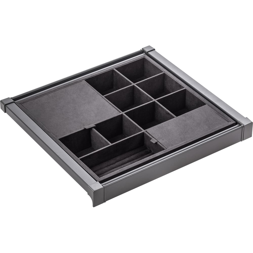 Изображение товара Корзина с органайзером GTV ELITE 600 мм антрацит сталь органайзер для белья