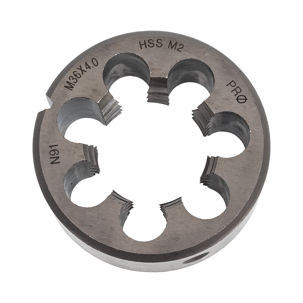 Изображение товара Метрическая плашка Профоснастка №91 M36x1,5 HSS 4341 правая пластиковый бокс