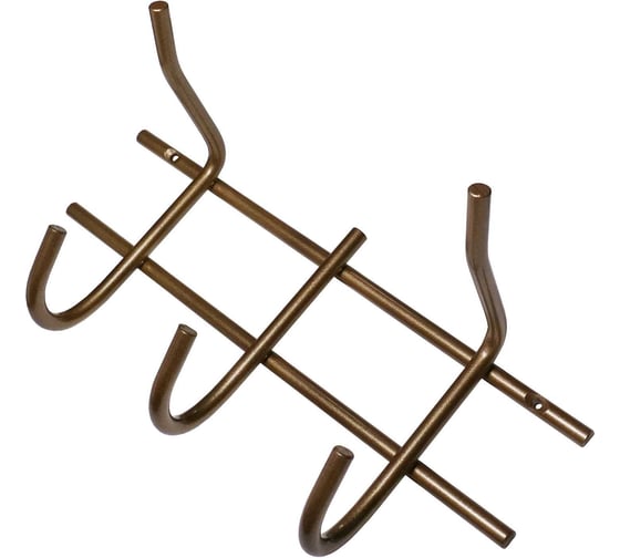 Изображение товара Вешалка Левша НВ-3 3-кр. медный антик У8-4779