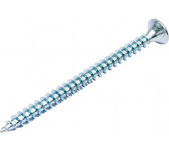 Изображение товара Саморез КРЕП-КОМП белый цинк POZY 6х 80 100шт бд680ф