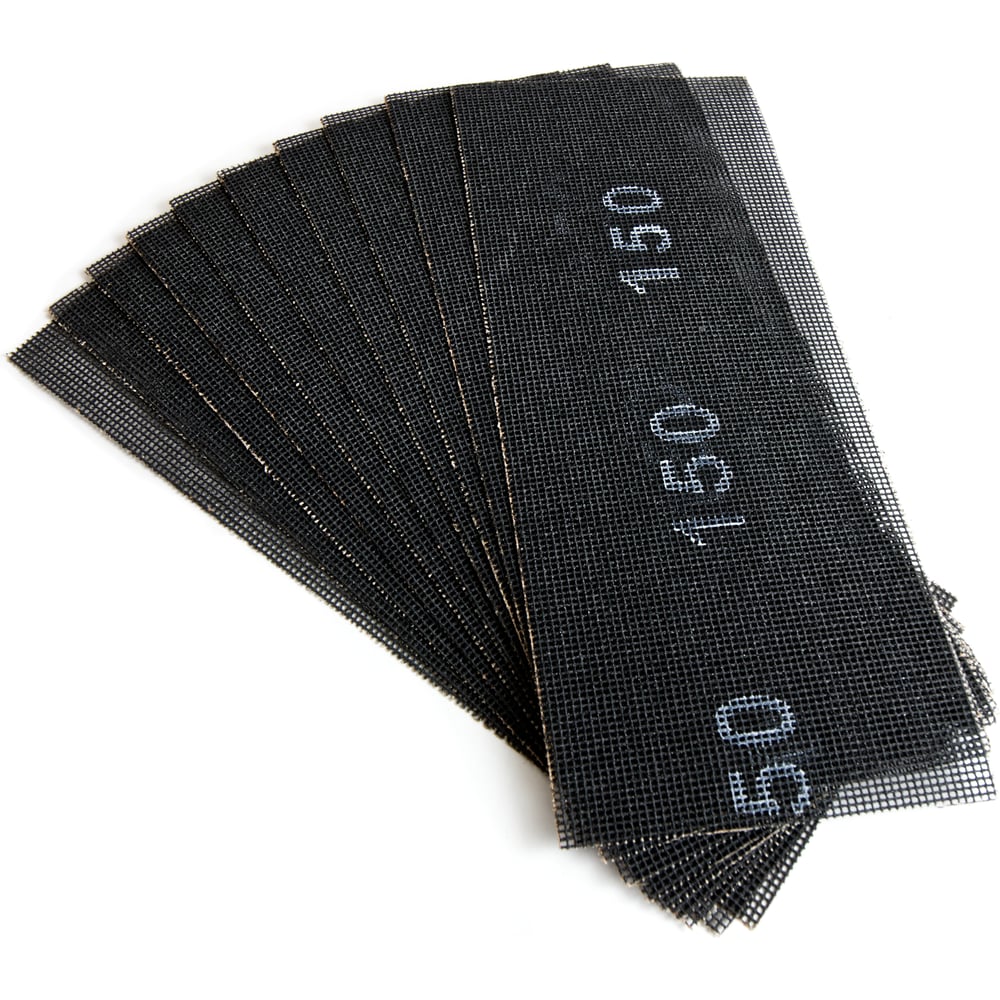 Изображение товара Лист сетчатый 115x280 мм для обработки шпаклевки 10 шт Flexione