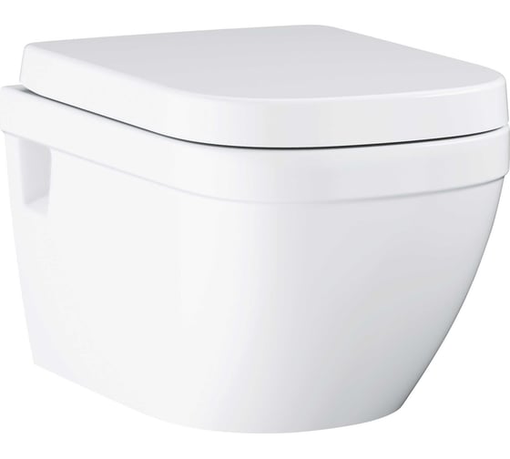 Изображение товара Подвесной унитаз GROHE Euro Ceramic с сиденьем, альпин-белый 39703000