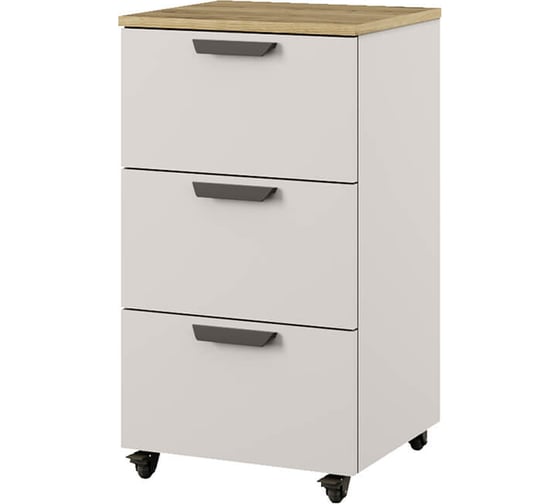 Изображение товара Тумба выкатная Anrex MODERN, 3S, цвет Персидский жемчуг 705732