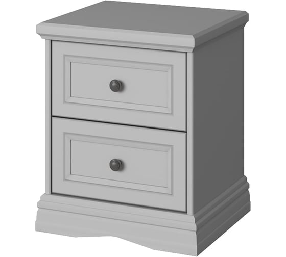 Изображение товара Тумба прикроватная Anrex VALENCIA, 2S, цвет серый 711135