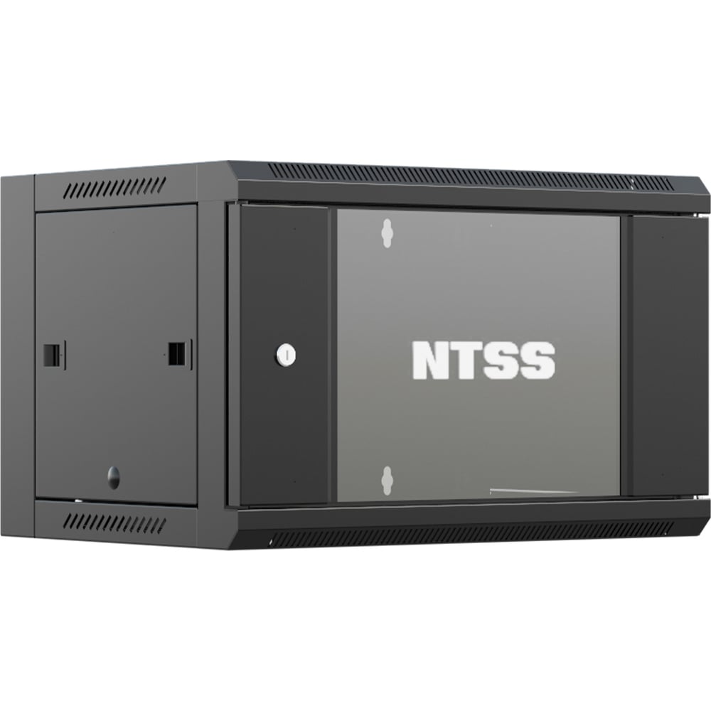 Изображение товара Телекоммуникационный шкаф настенный NTSS W 6U 600x450x370мм стеклянная дверь