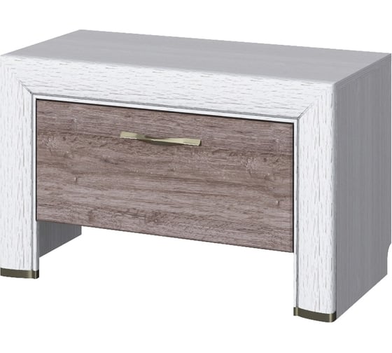 Изображение товара Тумба Anrex 1S, OLIVIA, цвет вудлайн крем/дуб анкона 660462