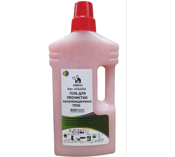 Изображение товара Гель для прочистки канализационных труб HIRVI SMOKE CLEAN S-Gel 422а224