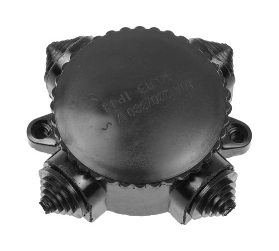 Изображение товара Коробка распаечная ЮПИТЕР карболит. ОП 102x44, 4 вх. IP44 JP7113-22