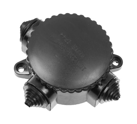 Изображение товара Коробка распаечная ЮПИТЕР карболит. ОП 90x102x44, 3 вх. IP44 JP7113-21