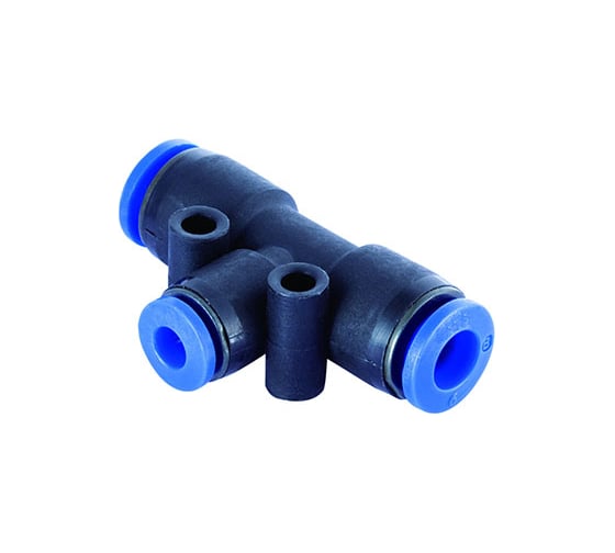 Изображение товара Тройник цанговый T-образный соединительный 4 мм SHPI PUT 04