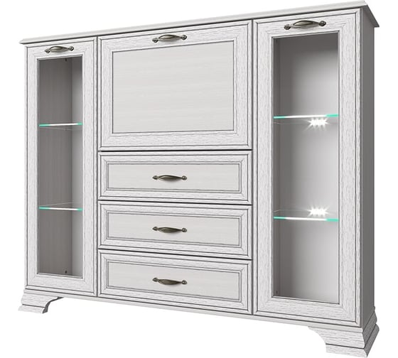 Изображение товара Тумба Anrex 2V1D3S, Тиффани, цвет вудлайн кремовый 672464