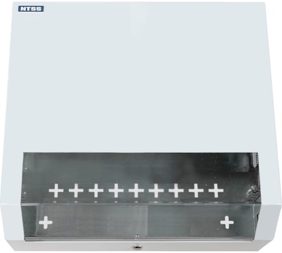 Изображение товара Шкаф настенный телекоммуникационный NTSS SOHO 19 5U: 3U+2U, собранный, серый RAL 7035 NTSS-SOHO5U