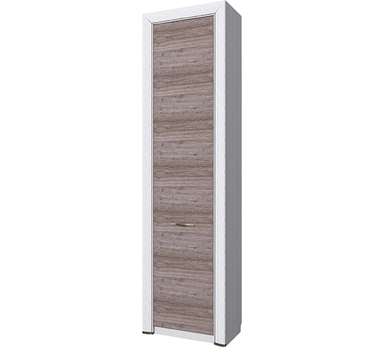 Изображение товара Шкаф Anrex 1D, OLIVIA, цвет вудлайн кремовый/дуб анкона 645379