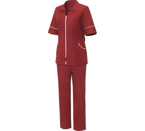 Изображение товара Костюм СОЮЗСПЕЦОДЕЖДА Грация бордо полоска, р.48 2000000104416