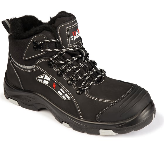 Изображение товара Утепленные ботинки СОЮЗСПЕЦОДЕЖДА ЮНИОНСПЕЙС с композитным подноском и кевларовой стелькой, черные, р.45 2000000173504