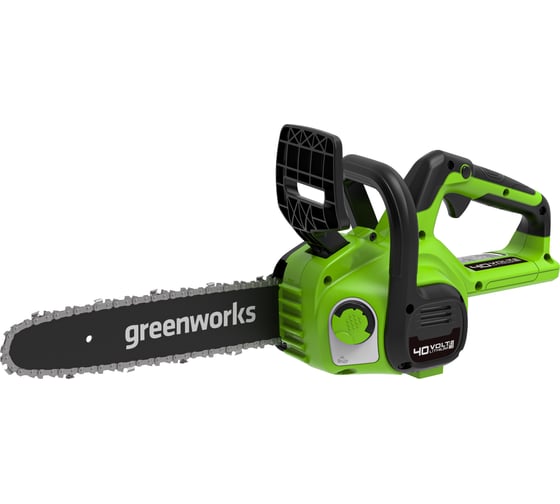 Изображение товара Цепная пила аккумуляторная GreenWorks G40CS30II 40V, 30 см, с 1xАКБ 2Ач c USB и ЗУ 2007807USB2