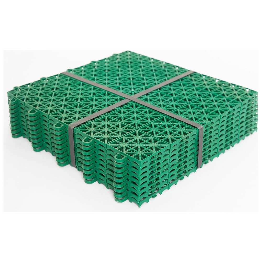 Модульное покрытие KIMRIK 33x33 см, 9 шт, зеленый KG110301
