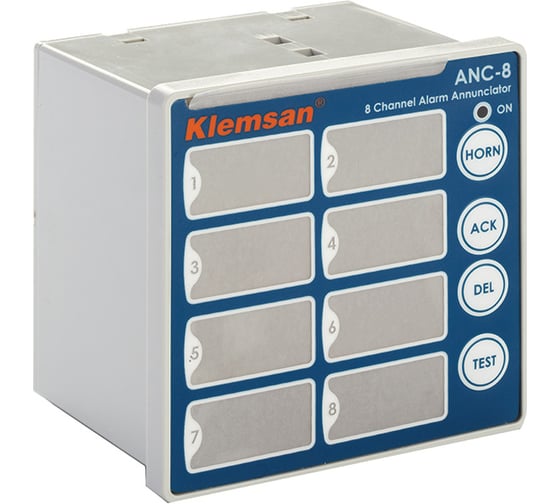 Изображение товара Табло аварийной сигнализации восьмиканальное Klemsan ANC8 (24V AC/DC) 0.0.0.6.04620