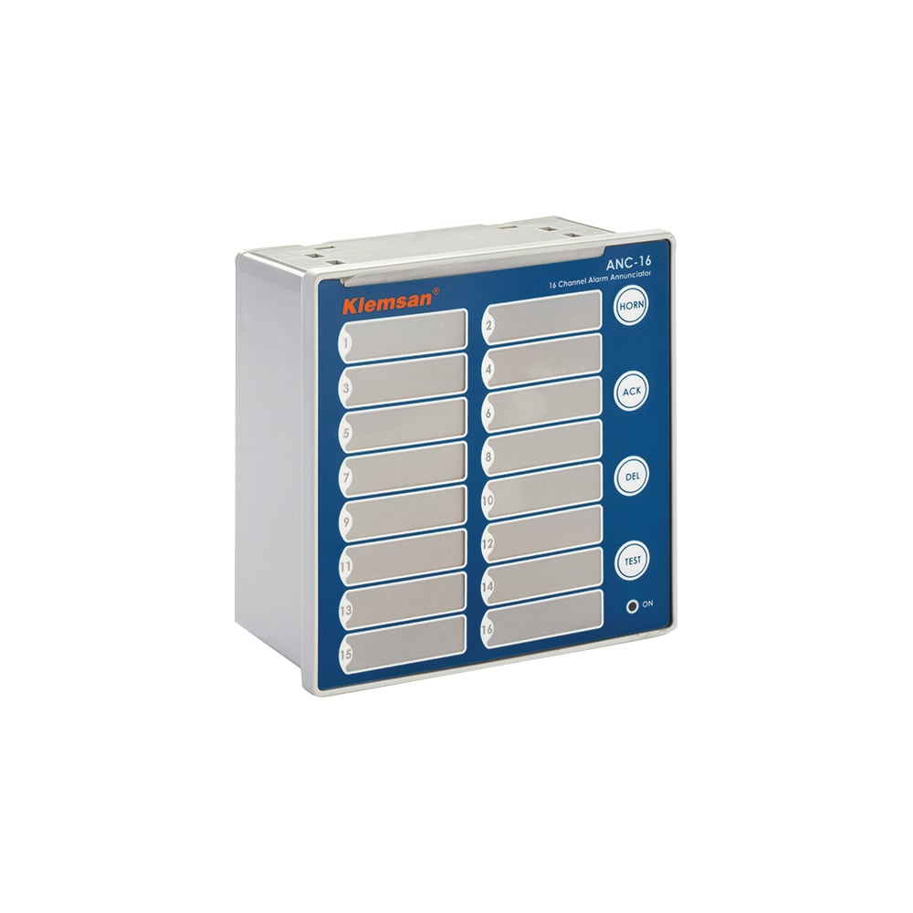 Изображение товара Табло аварийной сигнализации шестнадцатиканальное Klemsan ANC16 220V AC/DC