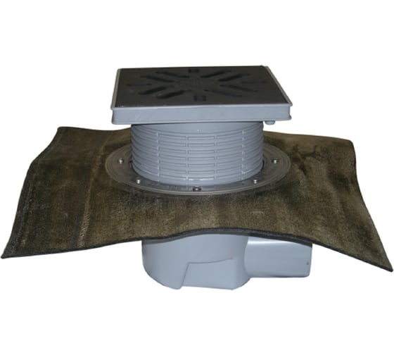 Изображение товара Дворовый трап HL (горизонтальный выпуск), с приваренным гидроизоляционным полимербитумным полотном HL 615H