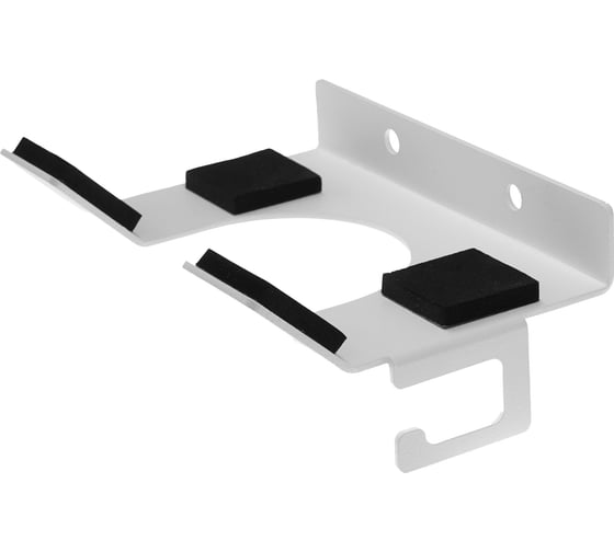 Изображение товара Держатель для хранения фена EMBODIMENT с креплением для сетевого кабеля, белый EMB-FUNH-W-W