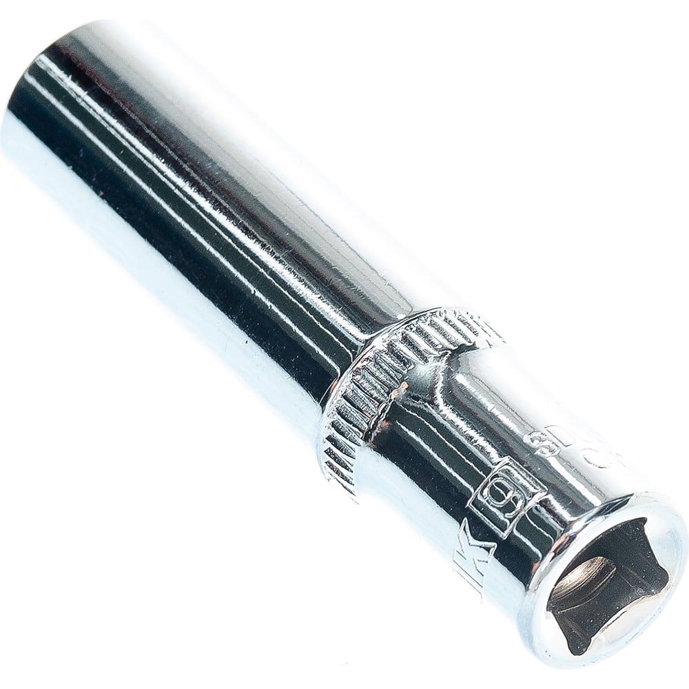 Изображение товара Головка торцевая глубокая 6-гранная (9 мм; 1/4DR) ROSSVIK SD061409