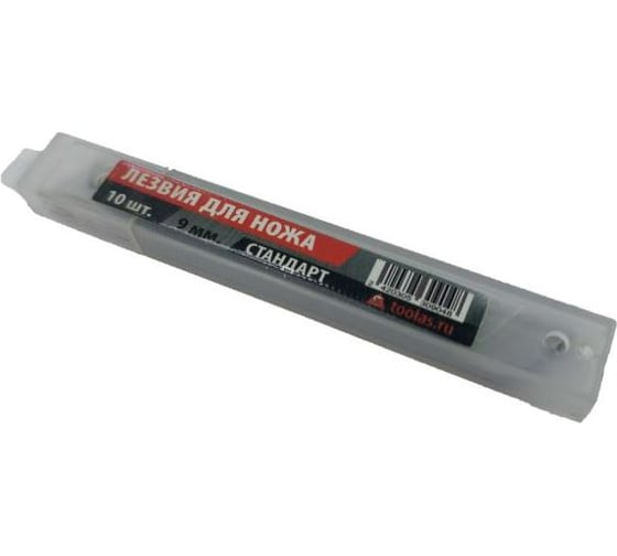 Изображение товара Лезвия для ножа 9 мм (10 шт) TOOLAS 00003472